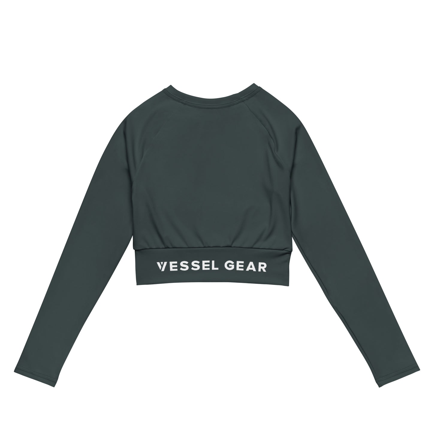 Vessel Gear Long Sleeve Crop Top Green