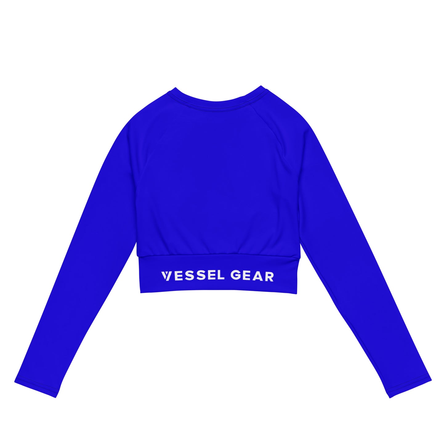 Vessel Gear Long Sleeve Crop Top Blue