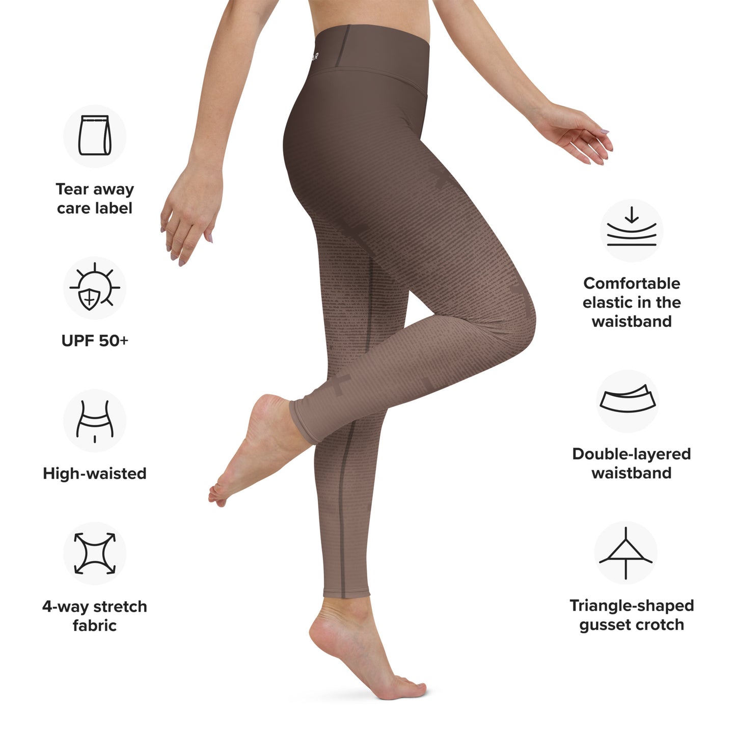 Vessel Gear Espresso Brown Leggings