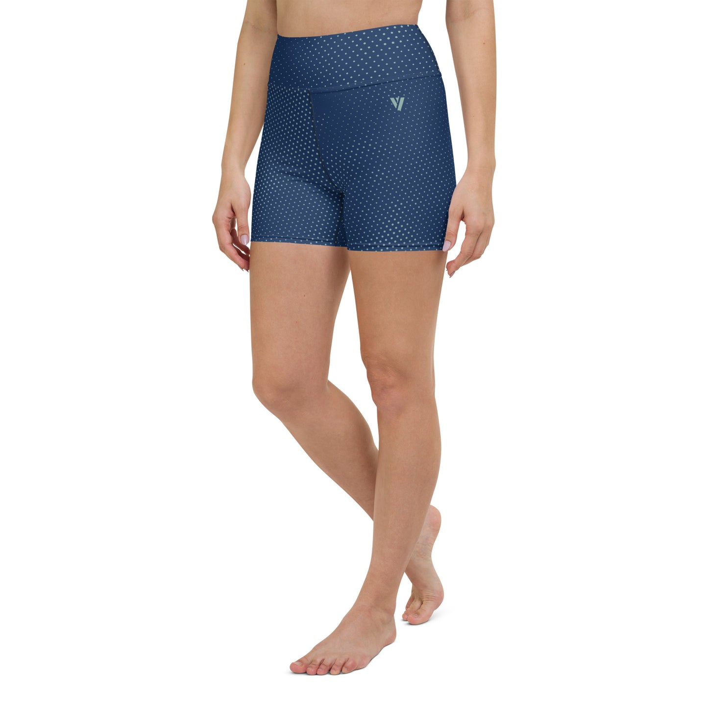 Navy Blue Yoga Shorts